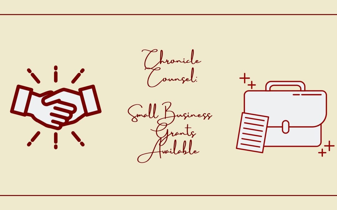 Chronicle Counsel: SMALL BUSINESS GRANTS AVAILABLE