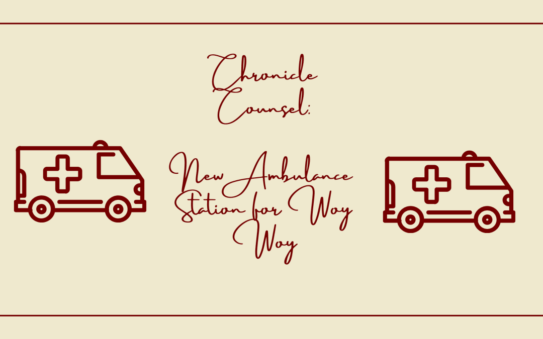 Chronicle Counsel: New Ambulance Station for Woy Woy