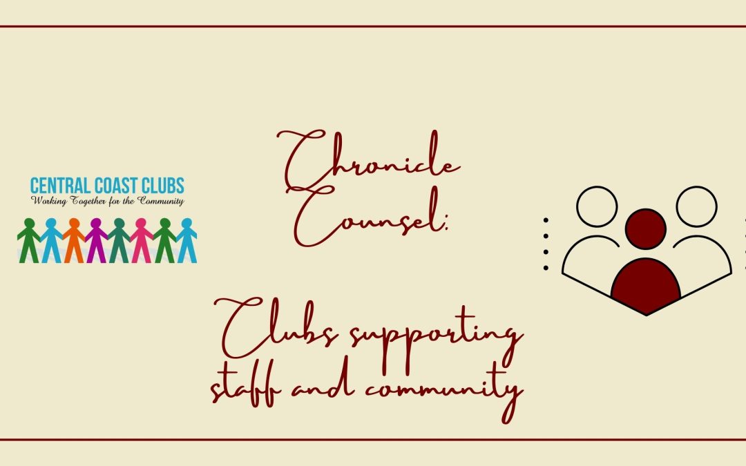 Chronicle Counsel: Clubs supporting staff and community