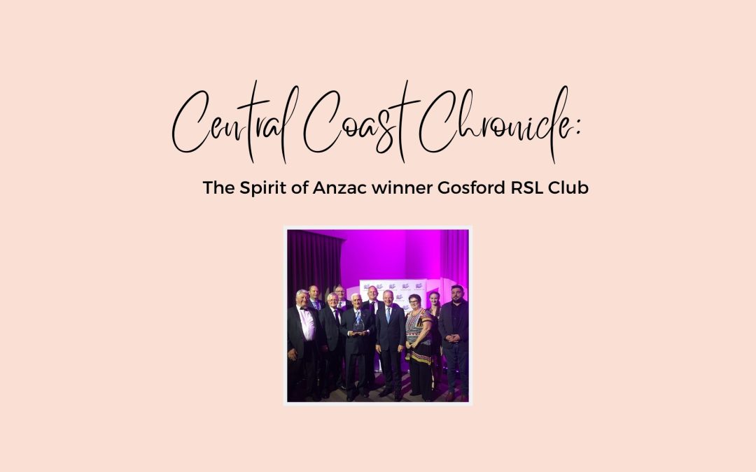 The Spirit of Anzac winner Gosford RSL Club