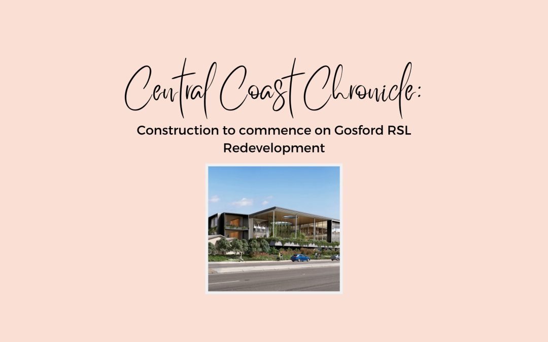 Construction to commence on Gosford RSL redevelopment