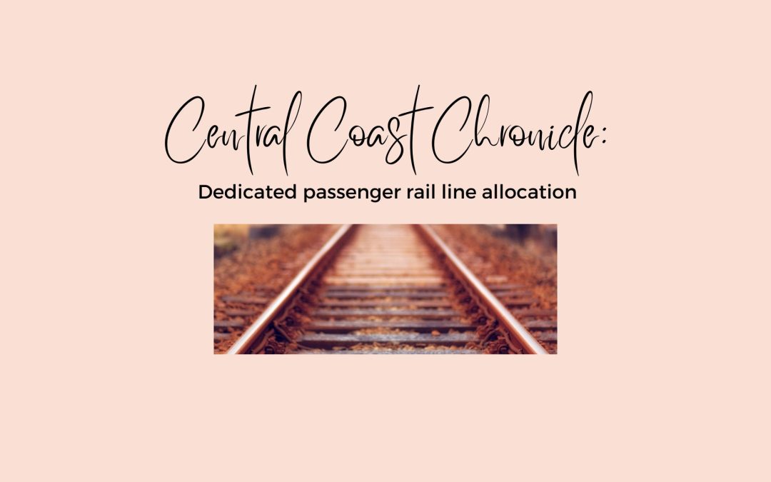 Chronicle Counsel: Dedicated passenger rail line allocation