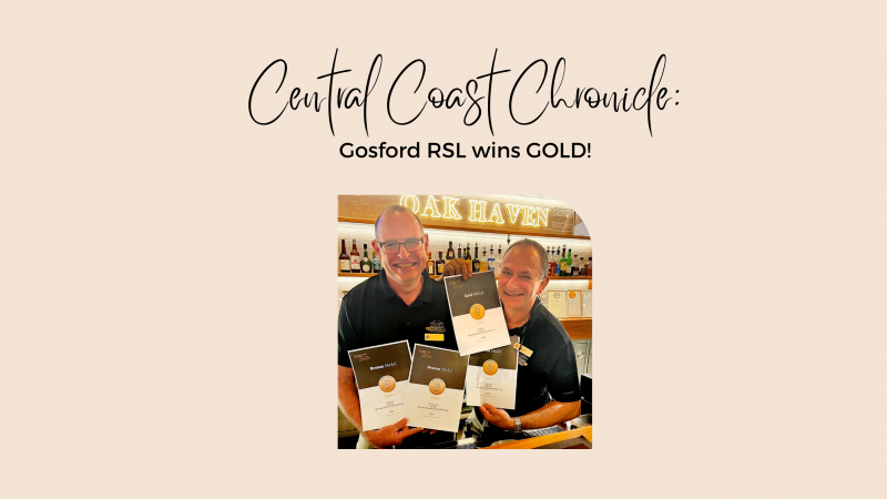 Gosford RSL wins gold