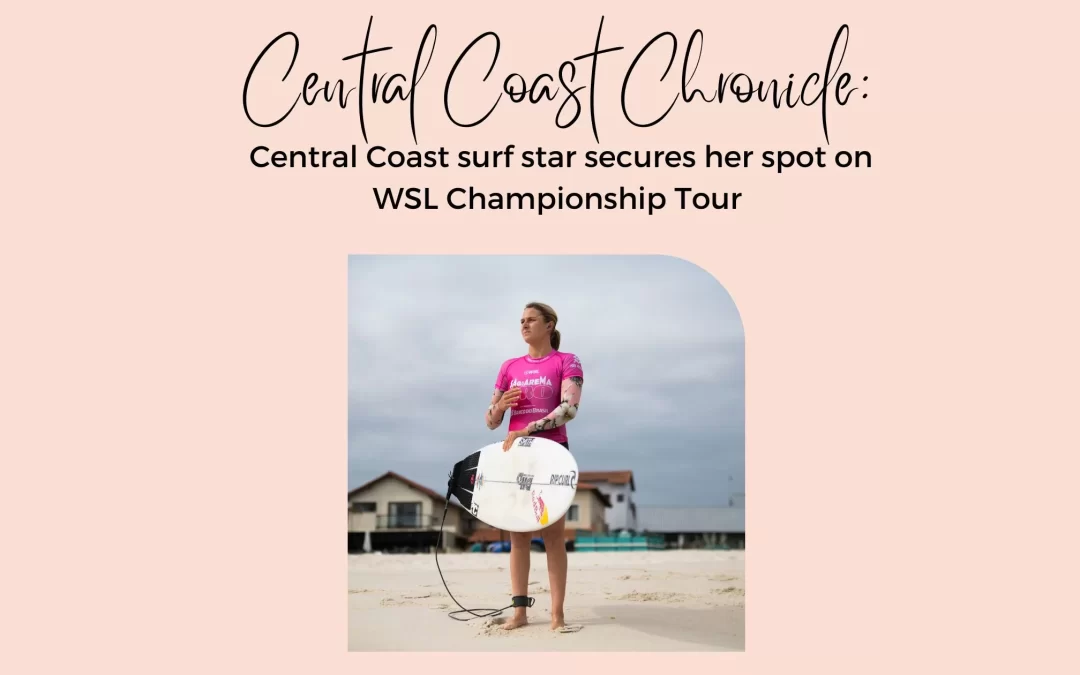 Central Coast surf star secures her spot on WSL Championship Tour